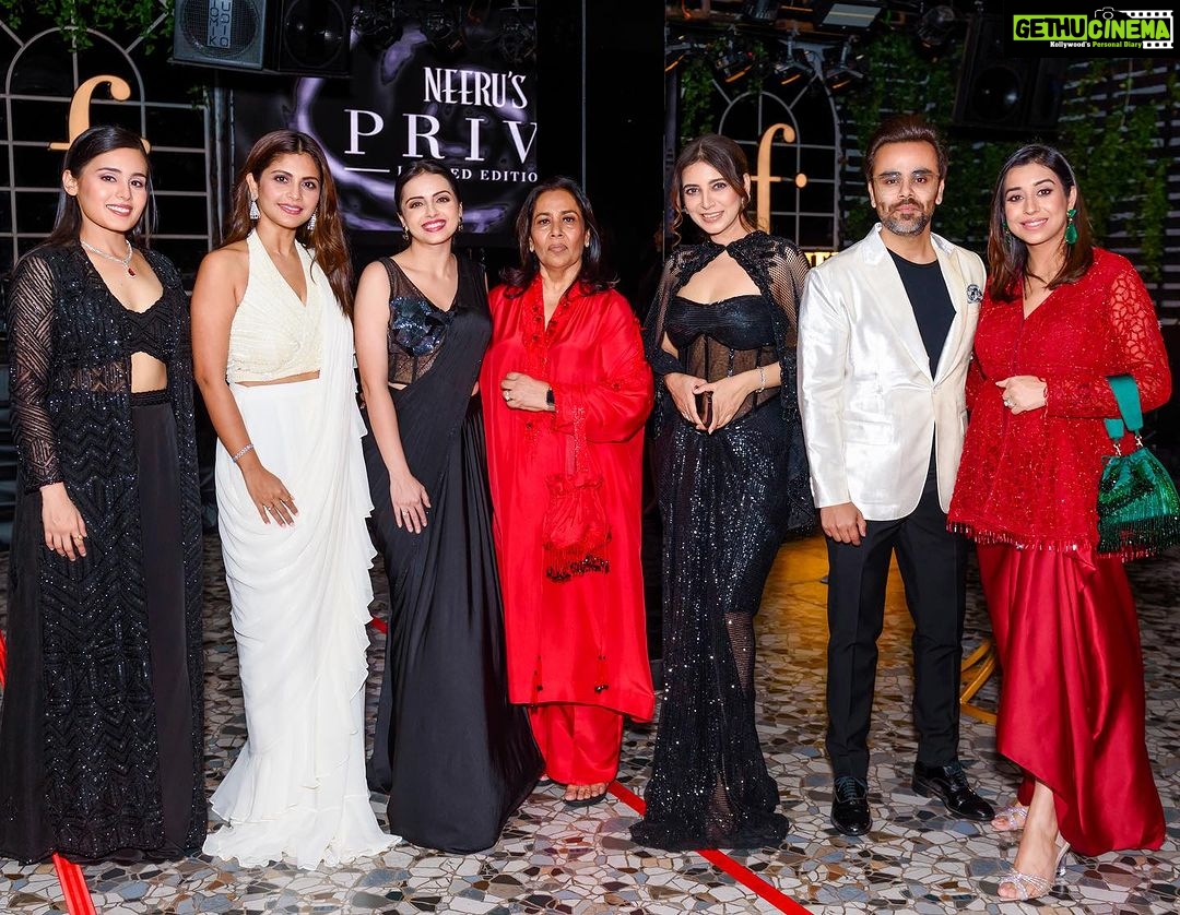 Shrenu Parikh Instagram - The Girl Gang At The Fashion Show & Launch Of @neerusprive Hyderabad