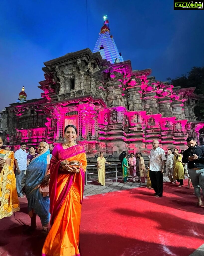 Shreya Bugde Instagram - पंचमी ....... उदे गं अंबे उदे .......🙏 श्री महालक्ष्मी मंदिर कोल्हापुर