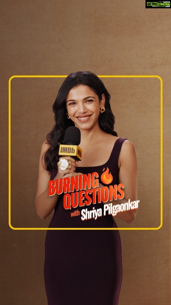Shriya Pilgaonkar Instagram - In today’s Taaza Khabar, here’s @shriya.pilgaonkar getting all real as she spills her top 3 all time favourite movies, one character of hers she resonates with the most and much more, exclusively at IMDb’s Burning Questions 🔥 #IMDbAtMAMI