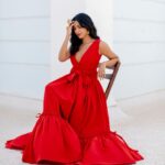 Shriya Pilgaonkar Instagram - Just looking like a …🤭💃🏻 Stylist @shreejarajgopal Hair @darshana.mule Makeup - moi Photos by @_aniketbhunia_ Wearing @therealblife Jewellery @kassajewels #Ladyinred