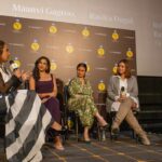 Shriya Pilgaonkar Instagram - This felt like an intimate conversation in our living room. 🌹Thank you @mumbaifilmfestival & @rotalks for having me on this panel with these wonderful women whose work & work ethic I deeply respect and admire .🫶🏼🎬 📸 @adisphotographysg