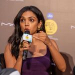 Shriya Pilgaonkar Instagram - This felt like an intimate conversation in our living room. 🌹Thank you @mumbaifilmfestival & @rotalks for having me on this panel with these wonderful women whose work & work ethic I deeply respect and admire .🫶🏼🎬 📸 @adisphotographysg