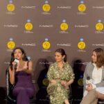 Shriya Pilgaonkar Instagram - This felt like an intimate conversation in our living room. 🌹Thank you @mumbaifilmfestival & @rotalks for having me on this panel with these wonderful women whose work & work ethic I deeply respect and admire .🫶🏼🎬 📸 @adisphotographysg