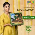 Shriya Saran Instagram - 🎉GIVEAWAY ALERT 🎉 Get ready to celebrate your Diwali with Herby Angel!🪔❤️ ✨Participate in 4 simple steps: 1. Like this Post 2. Follow @herbyangelofficial 3. Post a story mentioning @herbyangelofficial 4. Tag your 2 friends in the comment section. 3 lucky winners will be announced on 6th November, and they will receive a luxurious Herby Angel Gift Box and surprise gifts worth ₹10,000, filled with wholesome treasures and surprises. 10 lucky winners will also receive exclusive discount coupon codes. . . #HerbyAngelGiveaway #NaturalGoodness #HerbalTreasures #naturegoodness #diwaligifting #giveawaygifts