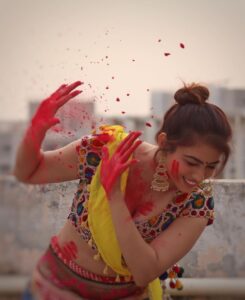 Shriya Tiwari Instagram - Bura na maano holi hai!! 
Click by @jashpatel381 
.
.
.
.
.
.
.
.
.
.
.
.
.
.
.
.
.
.
.
.
.
.
.
#postoftheday #holi #holifestival #gulaal #colours #happy #festive #happyholi #instagood #instagram #instalike #instadaily #modeling #photoshoot #aesthetic #portraitphotography #splash #viralpost #viral #edits #shriyatiwari #inlovewithme #longwaytogostill