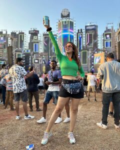 Shriya Tiwari Instagram - Slide to see the glimpse of the event of the year 2022 - Sunburn  2022.
I am damn sure u gonna love the last slide! ❤️

#post #sunburn #sunburnfestival #sunburngoa #techno #bollywoodtechno #goa #nickyromero #afrojack #funtime #party #newyear2023 #newyear #trending #feed #instagood #share #viral