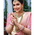 Shruthi Prakash Instagram - Itty bitty pretty ♥️ A South Indian Barbie 🌟 The amazing team behind this look 🌻 @zarasayedofficial @zarasinternationalacademy @lotus_silver_jewellery @samyatadesignerstudio