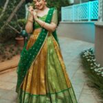 Shruthi Prakash Instagram - Varamahalakshmi Habba Da Shubashayagallu Yellarigu 🤗♥️ Happy Varamahalakshmi♥️ May you treat every girl the way you treat Mahalaxmi 🥺♥️