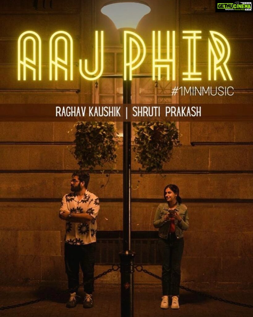 Shruthi Prakash Instagram - A few (love) stories which usually go by left unsaid shall be talked about and will be put forth. . . ‘Aaj Phir’ releasing on all music streaming platforms on 28th June 🚀 . . @shrutiprakash @bhushan_bhu_chitnis @sandeepkriplani @kartikayxedit @motaabhaai . . #newmusic #1minmusic #RKoriginals #indie #indiemusic #collaboration #hindindie