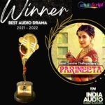Shruthi Prakash Instagram - And it’s just going to get better from here👼♥️ First podcast won an award , I’m in tears 🥺 I am thrilled to announce that 'Parineeta' produced by Whitescript and narrated by yours truly, has won the award for Best Drama Audiobook at the India Audio Summit & Awards 2023! A huge congratulations to the entire team! It was a pleasure to narrate this classic story and bring it to life through the power of audio. @indiantelevisiondotcom @radioandmusic_india @inderkochar @kakesforever @official_aadityakumar @audible @audible_in #IASA2023 #AudioBook #Parineeta #Awards #shrutiprakash #shrutalks