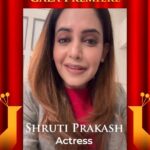 Shruthi Prakash Instagram - Join Shruti Prakash, who will be coming to #iffi54 with her breathtaking suspense thriller, 'Grey Games on the 27th of November. The film immerses viewers into the realms of online gaming, the metaverse, and heartfelt emotional bonding!