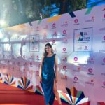 Shruthi Prakash Instagram - A blue-tiful day ⭐️ 54th International Film Festival, Goa❤️ Styled by @darshimehtaa Outfit @kayjaybykritika Accessories @itahdnura MUA @nikhila_artistry PC @framesbyadarsh #shrutiprakash #iffi #iffigoa #greygames #premiere #movie #blue