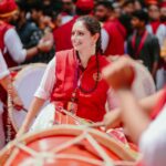 Shruti Marathe Instagram - कलावंत वाद्य पथक 🚩