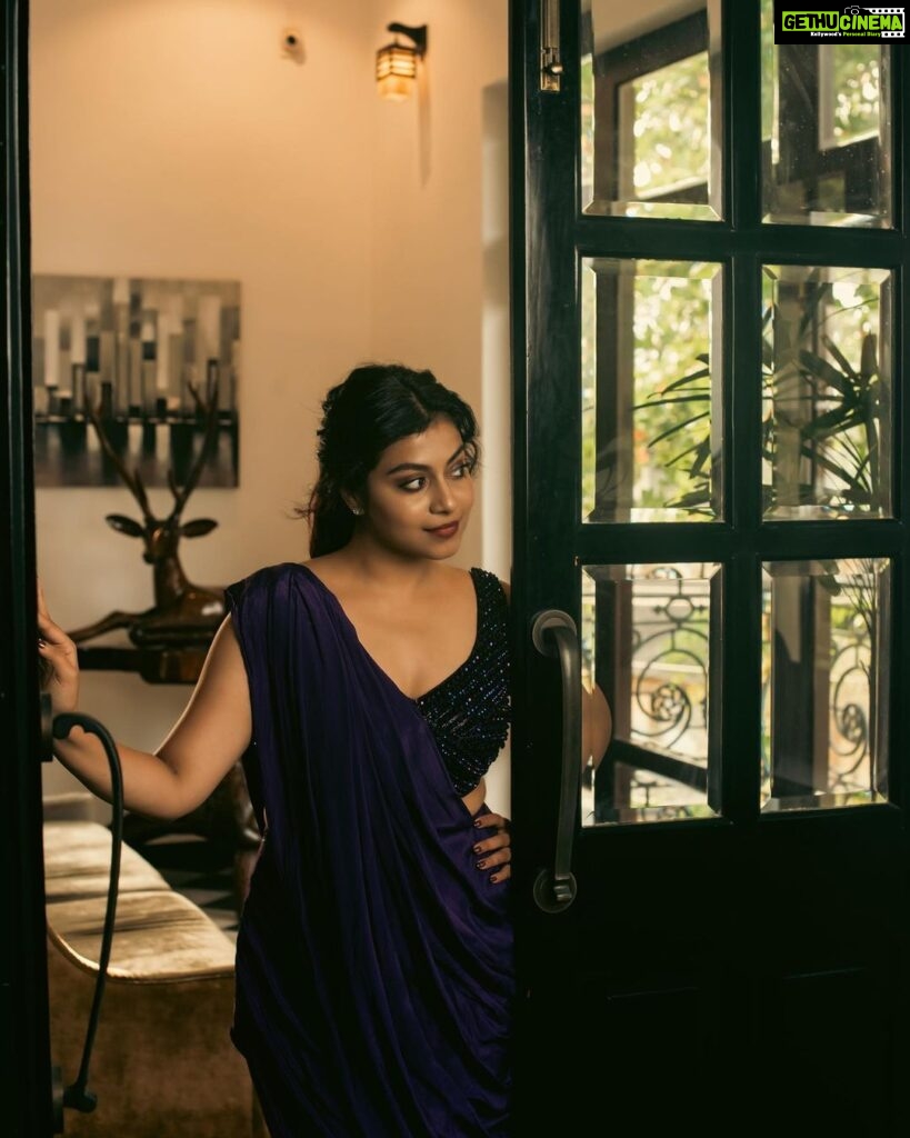 Shruti Ramachandran Instagram - ✨ Styling @keerthysampath Photography @palaniappansubramanyam Assisted by @premshaz @ak_1996_47 Outfit @drishtichhabraa MUA & Hair @femy_antony__ Location @azora.hotels