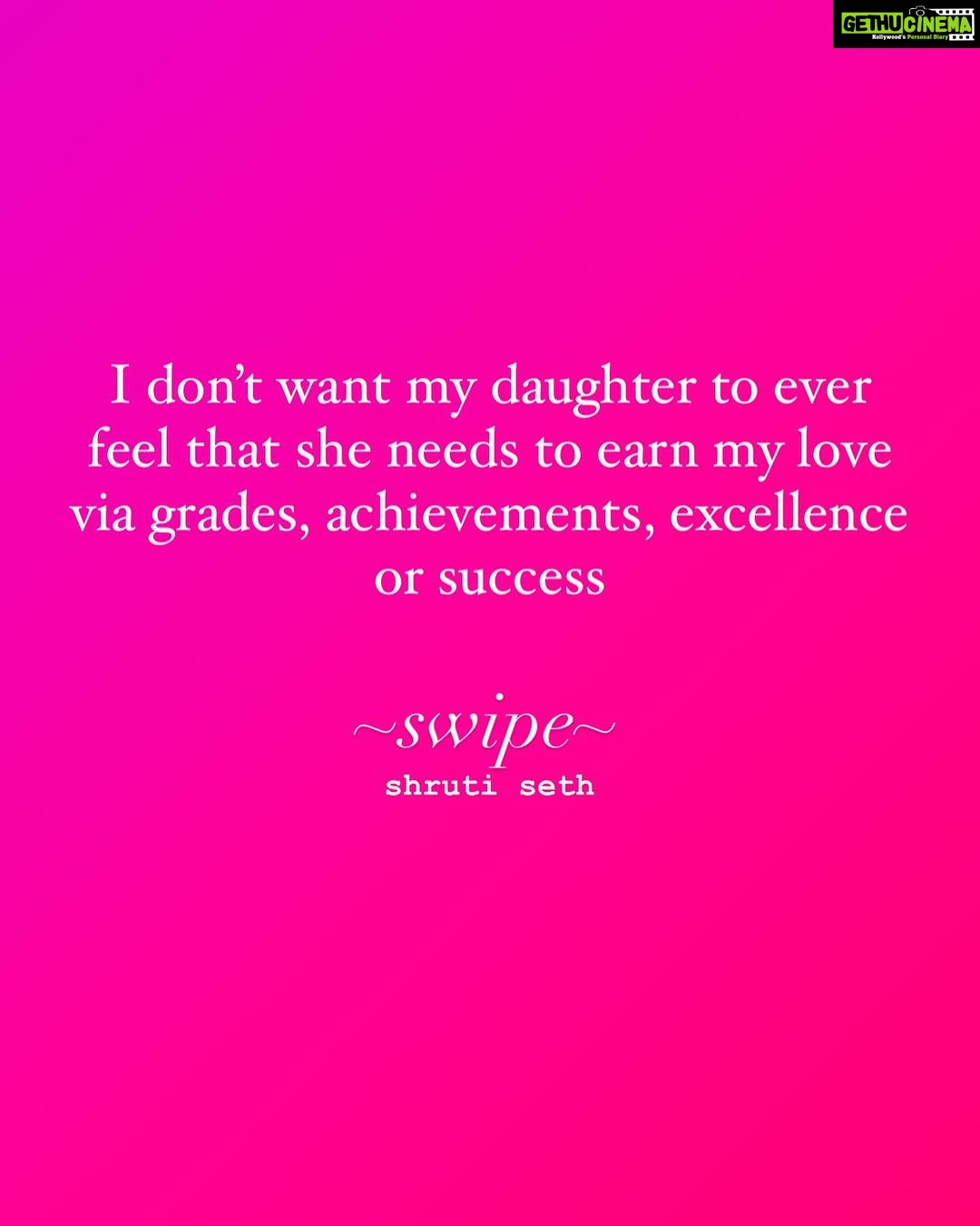 Shruti Seth Instagram - My parenting goals The hardest part of being a parent is never knowing if you’re doing the right thing at a particular point in time. Other than the most obvious parenting for me is largely a ‘learning on the job’ type of situation. I try my best to be mindful about not repeating the mistakes that perhaps my parents made while raising me. And yet a lot of my parenting does come from them. Over the years, I have tried to have an honest look inwards and gain knowledge about how best to behave around one’s children. Despite my best efforts, I have been harsh and mean at times, lost my patience often, gotten angry, even raised my voice sometimes and have felt terrible about it afterwards and sometimes even while I’m spiralling. 🤦♀️ In such situations instead of badgering myself for my failings, I have been patient and kind because I want my daughter to see and emulate that. I hope that will teach her something about human failings, forgiveness and equip her to deal with conflict better . I have always made it a point to acknowledge my behaviour and apologise to my daughter if I have hurt her feelings. As for myself I have sat quietly and listened to my husband point out my weak moments as a mother without getting defensive and combative and I continue to seek guidance from him and other fellow parents, whenever I feel lost, which is more often than not. I know that even with the best intentions, I will cause some sort of damage, as is the fate of all parenting. It can only be good enough and nothing more. In the end I hope that my daughter knows that it is my love for her that has been my greatest impetus to improve myself as a person and if I can change even a small thing about myself, then that’ll be the greatest testament of my love for her. And I hope she can forgive me for the times I was a shitty mom.🙈 What’s your parenting journey like? #parenting #emotionalintelligence #eiwithshruti #selfawareness #shruphotodiary