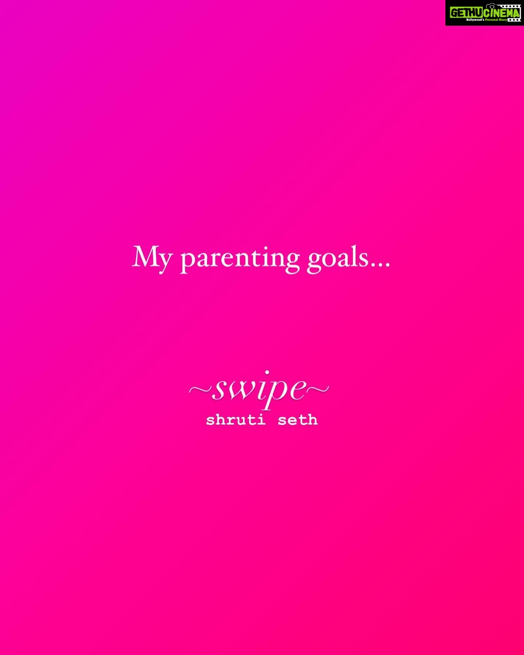 Shruti Seth Instagram - My parenting goals The hardest part of being a parent is never knowing if you’re doing the right thing at a particular point in time. Other than the most obvious parenting for me is largely a ‘learning on the job’ type of situation. I try my best to be mindful about not repeating the mistakes that perhaps my parents made while raising me. And yet a lot of my parenting does come from them. Over the years, I have tried to have an honest look inwards and gain knowledge about how best to behave around one’s children. Despite my best efforts, I have been harsh and mean at times, lost my patience often, gotten angry, even raised my voice sometimes and have felt terrible about it afterwards and sometimes even while I’m spiralling. 🤦♀️ In such situations instead of badgering myself for my failings, I have been patient and kind because I want my daughter to see and emulate that. I hope that will teach her something about human failings, forgiveness and equip her to deal with conflict better . I have always made it a point to acknowledge my behaviour and apologise to my daughter if I have hurt her feelings. As for myself I have sat quietly and listened to my husband point out my weak moments as a mother without getting defensive and combative and I continue to seek guidance from him and other fellow parents, whenever I feel lost, which is more often than not. I know that even with the best intentions, I will cause some sort of damage, as is the fate of all parenting. It can only be good enough and nothing more. In the end I hope that my daughter knows that it is my love for her that has been my greatest impetus to improve myself as a person and if I can change even a small thing about myself, then that’ll be the greatest testament of my love for her. And I hope she can forgive me for the times I was a shitty mom.🙈 What’s your parenting journey like? #parenting #emotionalintelligence #eiwithshruti #selfawareness #shruphotodiary