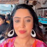Shubhi Sharma Instagram - Good evening friends #fun #time #goa Purple Martini at Sunset Point, Goa