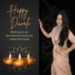 Shubhi Sharma Instagram - On this auspicious occasion of Diwali, may you be blessed with good health, wealth, and happiness. Happy Diwali to you & your loved ones! 🥳