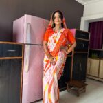 Shubhi Sharma Instagram - Good evening friends #saree #indian #look