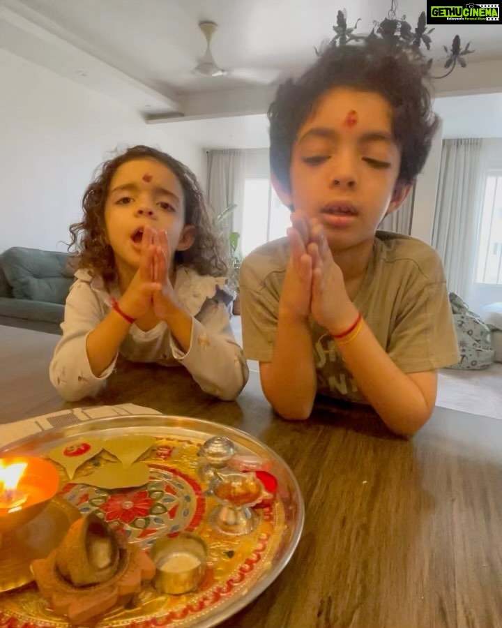 Shweta Bhardwaj Instagram - Fast for my baby Jai Ahoi Mata #ahoiashtami give my babys happy healthy long blessed life …. And all the Baby’s the the universe @chanchanshev wher ever ur my baby