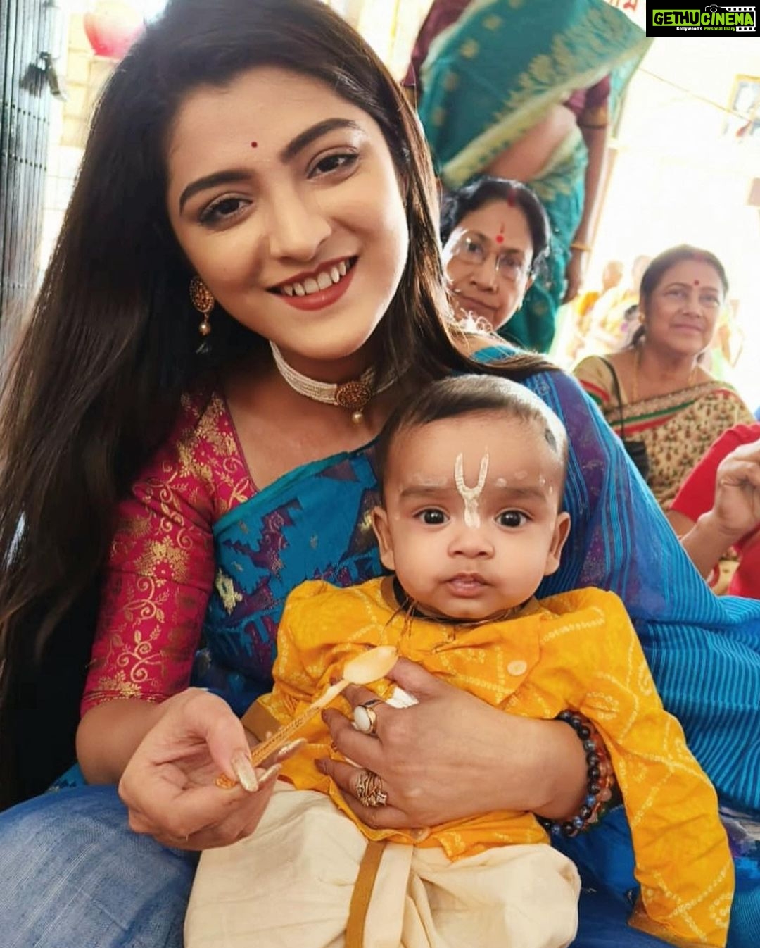Shweta Bhattacharya Instagram - তুতাই এর অন্নপ্রাশন 😘😘 Love you tutai😍😍 #loveyou #littleprince #littleheart #us #family #familytime #instagram #instafashion #instawoman