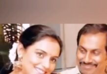 Shweta Menon Instagram - Happy 11th Birthday to my കുഞ്ചി & Kannan’s Puchu!! Sabaiina getting blessings from her grandmother Thanks for the prayers & wishes ❤️ Kochi Metro