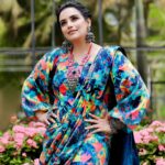 Shweta Menon Instagram - Stylist : @tharunya_vk Wardrobe: @la_sirene.designs Accessories: @seeruscollections Finger ring : @dira_collections_ MUA : @abilashchickumakeupartist Shots : @paper_plane_wedding