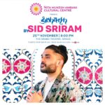 Sid Sriram Instagram - The #NitaMukeshAmbaniCulturalCentre is thrilled to present ‘Sidharth by Sid Sriram’ - an emotionally intimate live performance. Witness Sid Sriram perform phenomenal numbers from his newest album inspired by R&B, Indie rock, and American pop. Through this album, the Berklee alum explores, unravels and shares his unique musical and cultural roots with the audience. Come immerse your senses in the extraordinary musical experience on 25th November, 8 pm onwards only at The Grand Theatre. Book your tickets now on nmacc.com #SidharthBySidSriram #SidharthBySidSriramATNMACC #TheGrandTheatre