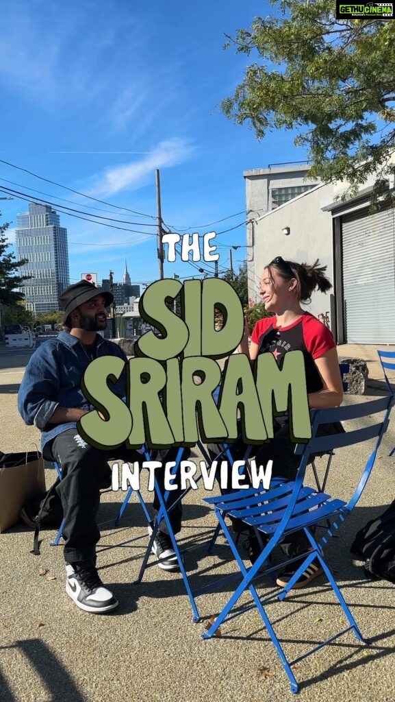 Sid Sriram Instagram - We had the pleasure of meeting up with @sidsriram in Brooklyn to talk about... 🌟 Embracing his identity through the creation of his new album "Sidharth" 🌟 How he's been able to bring together his wide range of musical influences on his album 🌟 The growth in representation for Indian and South Asian artists 🌟 What he's been listening to recently + much more!! Thank you so much to Sid for taking the time to hang with us for this lovely conversation! Make sure to check out his magnificent new album "Sidharth" 🫂🎧 #SidSriram