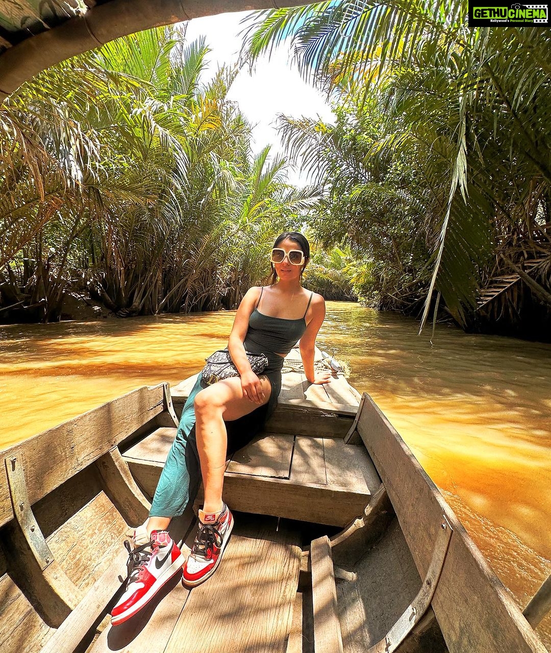 Sidhika Sharma Instagram - 🫶 Mekong Delta, Vietnam