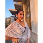 Simran Natekar Instagram - Felt cute won’t delete later😚 Earrings by @fabric_basket