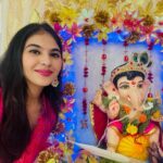 Simran Natekar Instagram – Happy Ganesh Chaturthi❤️