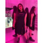 Simran Natekar Instagram - 🖤 Dress : @diesel Boots : @zara