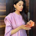Simran Sharma Instagram – Happy Dhanteras💜🪔