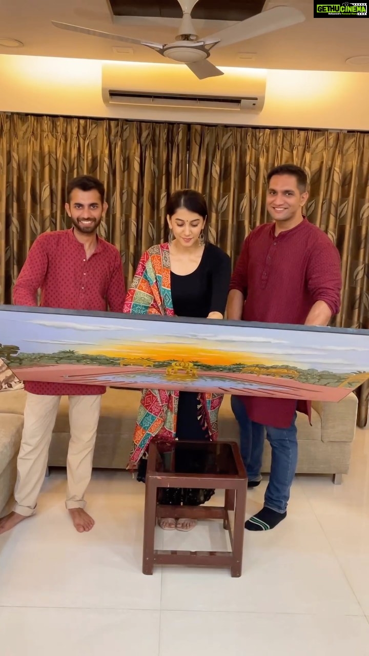 Simran Sharma Instagram - Pushkarini š It is believed that a dip in Swami Pushkarini can absolve sins, bring spiritual purification and pave the way for salvation. ⨠Acrylic on 60āx36ā canvas . #canvaspainting #indianart #indianartist #aashishrajbidkikar #simransharma #prakashgarg Hiranandani Estate