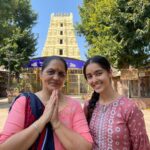 Simrat Kaur Instagram - 🤍🙏🏻 Srisaila Mallikarjuna N Bramharamba Devi Temple in Srisailam