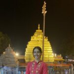 Simrat Kaur Instagram - 🤍🙏🏻 Srisaila Mallikarjuna N Bramharamba Devi Temple in Srisailam