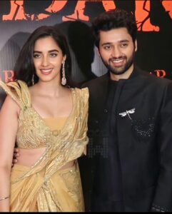 Simrat Kaur Instagram - Apke andaz se toh aap bikul Rajesh Khanna lagtey hain @iutkarsharma ⭐️❤️

Wearing the prettiest dress @sulakshanamonga 
Hair by @hairbyswatitare14 
Makeup ny @nickymua_ 
Clicked by @thephoto_hunger
