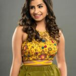 Sivaangi Krishnakumar Instagram - Happy Diwali ♥️♥️Love and light to you all🥰have lots of sweets Outfit @savinidii_official Styled @paviiiee_08 Makeup @arupre_makeup_artist Photos Manoj Retouch @retouch_by_gokul