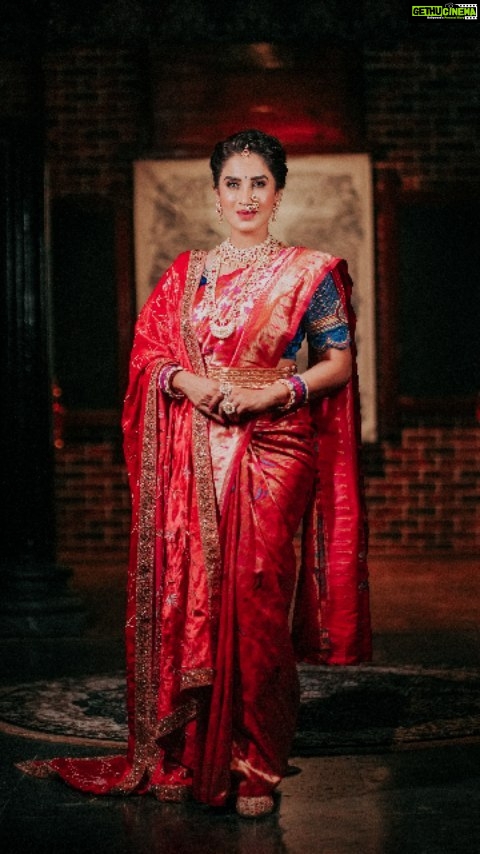 Smita Gondkar Instagram - Celebrating the essence of maharashtrian traditions and the grandeur of this festive season. . . . Makeup & Hair : @goldentouchstudio_makeupartist Photography : @mukesh_narkar.in Outfit : @royaltasta Jewels : @chandrakalm_jewellery Venue : @beltungwada . . . #smitagondkar #smittens #ganeshchathurthi #ganeshfestival #ganpati2023 #FestiveMakeup #DivineBeauty #EthnicGlam #IndianFestivalLook #TraditionalMakeup #SpiritualBeauty #VibrantHues #CulturalGlam #punemakeup #punemakeupartist #puneblogger #punebrides #makeupcourses #ganeshchaturthi #ganeshutsav #ganeshfestival2023 #ganapatibappamorya #navari #navarisaree #punebrides #punemakeupartist #punemakeupartist❤️