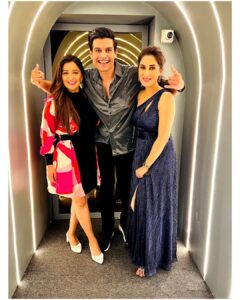 Smita Gondkar Instagram - . Your party was fantastic, and I had such a great time. Getting to see lots of old friends and meet some new ones was just what I needed. I’m really pleased you invited me and i had a great night and thank you for being such a gracious host @smita.gondkar ❤️ . #apurvanemlekar #smitagondkar #trishulmarathe #biggboss #biggbossmarathi