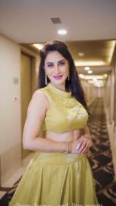 Smita Gondkar Instagram - In this breathtaking yellow chaniya choli, the seamless fusion of traditional charm with a contemporary edge creates a captivating look. The vibrant outfit complements the inherent charm, epitomizing timeless elegance with a modern twist.
.
.
.

@rahulborole @album_house__and_live_events

Outfit : @richa_r29
Styling : @richa_r29 @style__inn
Accessory : @goldentouchstudio_makeupartist
.
.
.
#smitagondkar #smittens #navratri2023 #navratri #garba #festivalvibes #outfit #trending #instagram