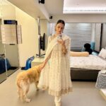 Smriti Khanna Instagram - Love & Light 🤍🪔 But ab hum thak gaye 😅