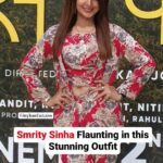 Smrity Sinha Instagram – Super Glamorous #SmritySinha Flaunting in this Stunning Outfit as she papped at #Musafiraa Poster Launch
. 
. 
. 
. 
#smritysinha #SmritySinha #smritysinha_official #smritysinhaofficial