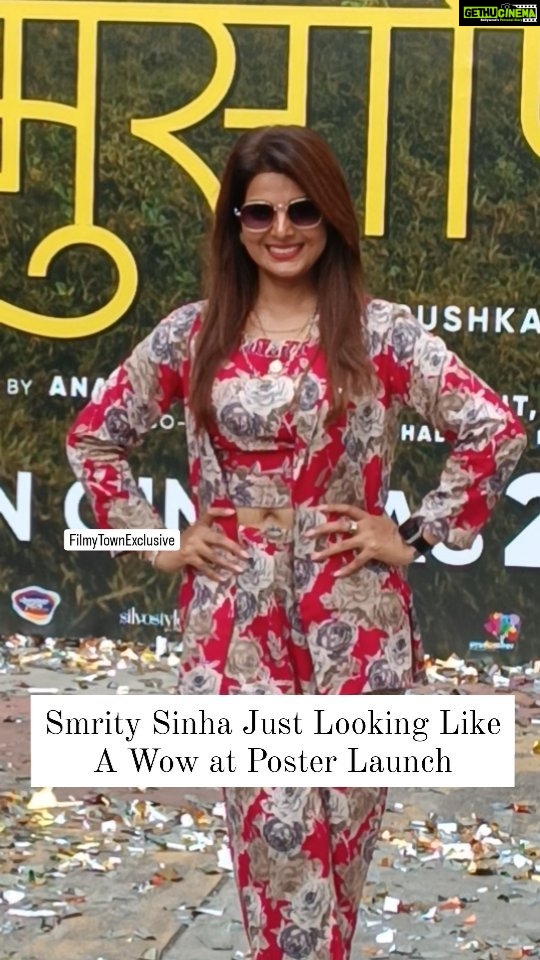 Smrity Sinha Instagram - #SmritySinha Just Slaying like a wow at #Musafiraa Poster Launch . . . #smritysinha #smritisinha #smritysinhaofficial