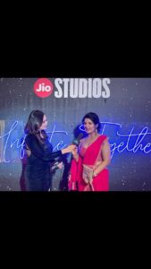 Smrity Sinha Instagram - Visited the @officialjiostudios to celebrate its 5years’ journey empowering “infinite together” with the entertainment industry in BKC Mumbai 
Thanks to @anuragmishra ji (Jio team) for ur hospitality yesternight … it was fun…🤩