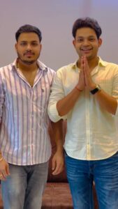 Smrity Sinha Instagram - Thank u so much to the youth sensation of our Bhojpuri Industry Ankush ji & Raja ji 🙏🏼 #chhathkebaratiya #smritysinha #anshumanmishra #new #film #instagood #instagram #reels