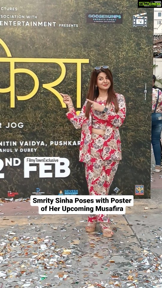 Smrity Sinha Instagram - Super Stunning #SmritySinha Spotted at Poster Launch of her Upcoming #Musafira . . . . #smritysinha #smritysinhaofficial #smritysinha_official #musafiraa