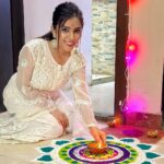 Sneha Bhawsar Instagram – Radiating joy and light this Diwali ✨ Wishing you a festival filled with love, laughter, and endless sparkle. #diwalicelebration