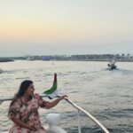Sneha Sreekumar Instagram - Boating 😍 Marina beach dubai